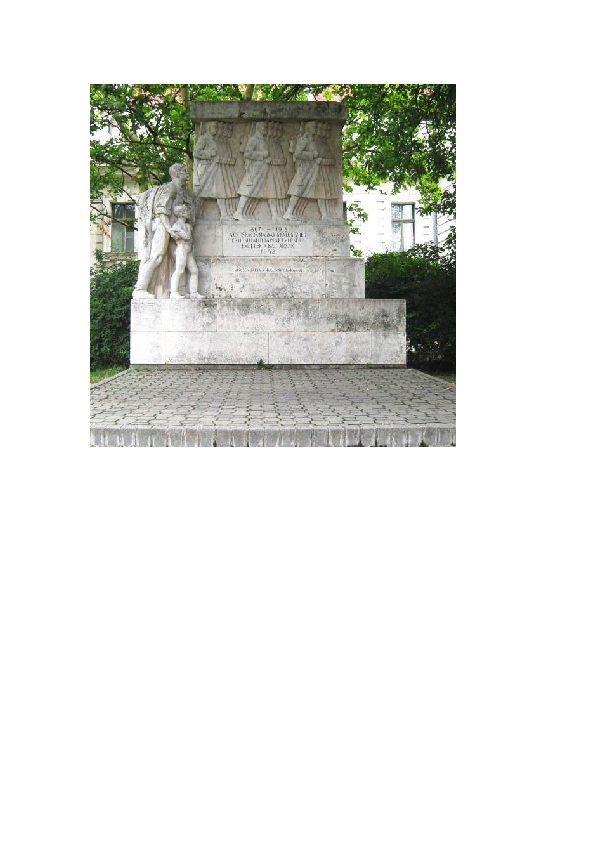 Mollin&aacute;ry solders memorial, Kecskem&eacute;t, Hungary
