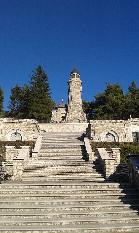 Heroes Mausolem (Mausoleum of Mateiaş) in Valea Mare Pravăţ, Romania