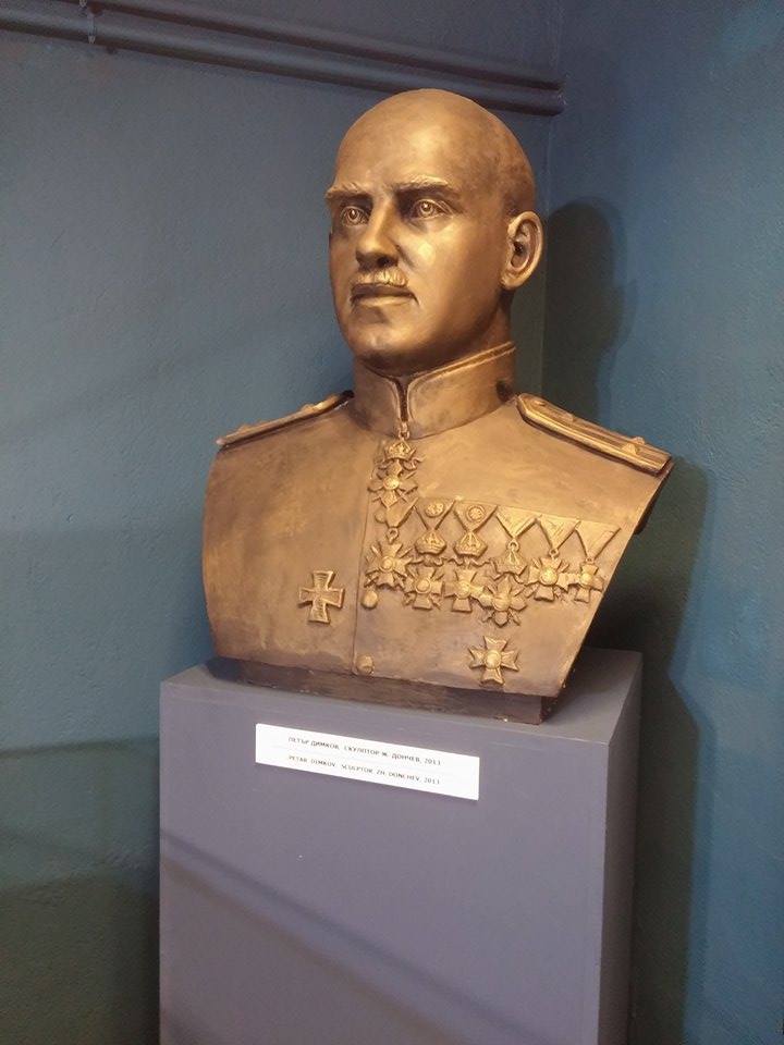 A Monument of Colonel Petar Dimkov in Varna City, Bulgaria