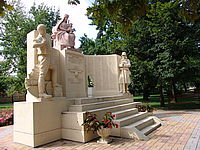 WWI Monument in St.Laszl&oacute; Park, M&oacute;rahalom, Hungary