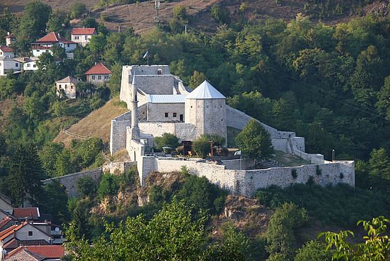 Srednjovjekovna tvrđava Stari grad u Travniku, Bosna i Hercegovina