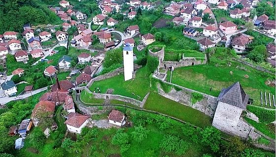Fortress Gradina in Maglaj, Bosnia and Herzegovina