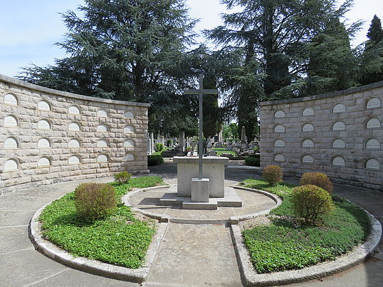 Monument at Zadar City graveyard, Croatia