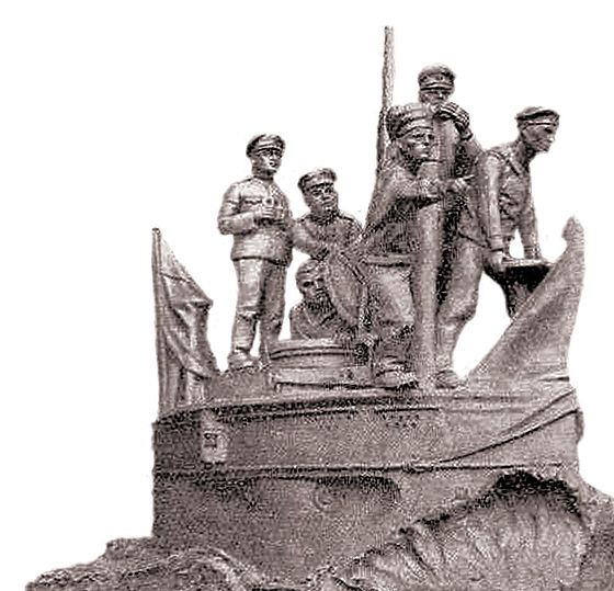 Monument to German submarine sailors in Varna, Bulgaria