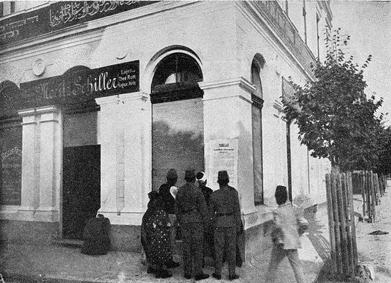 Ground zero - 1914 Assassination location in Sarajevo, Bosnia and Herzegovina