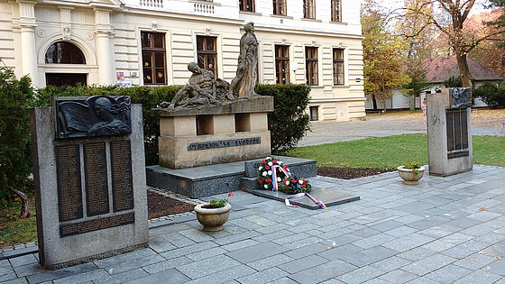 War Monument, Trebon, Czech Republic