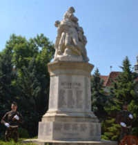 WWI monuments and memorial park in Szentes, Hungary