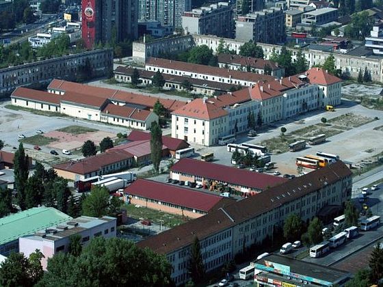 "Filipović lager" military barracks in Sarajevo, Bosnia and Herzegovina