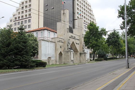 Memorial Monument of Eighth Infantry Sea Regiment in Varna, Bulgaria