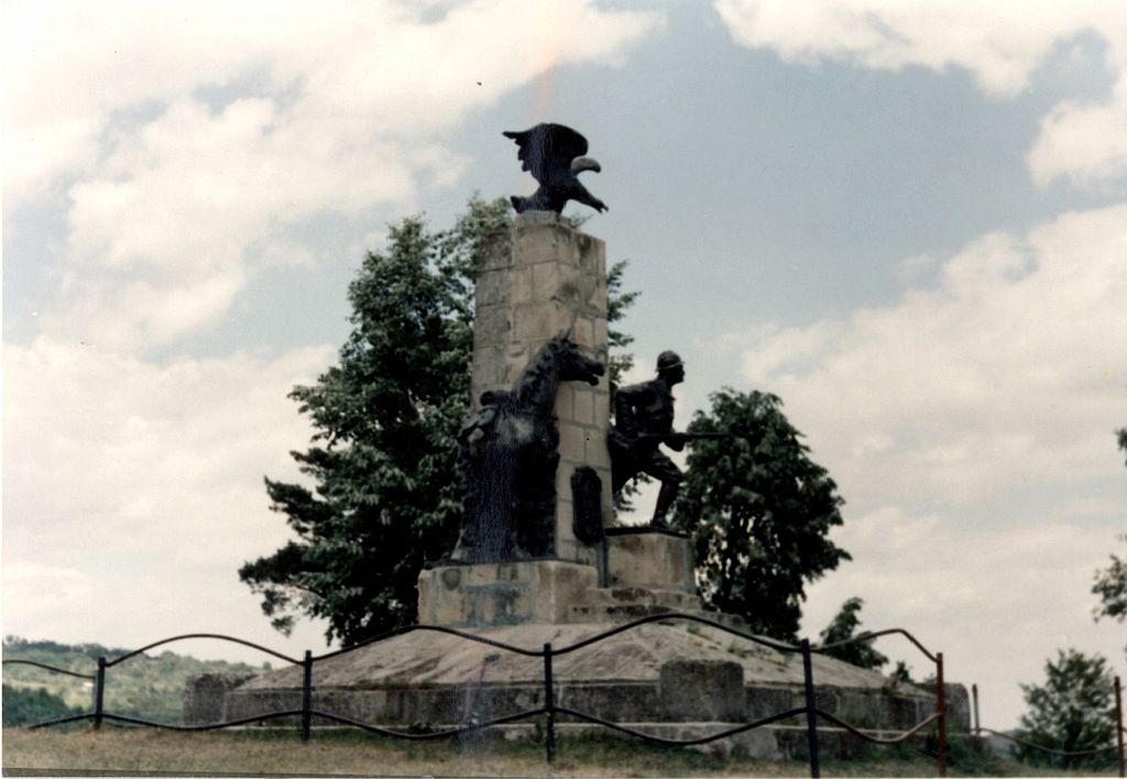 Monument of the Cavalry Heroes of the World War One in Oituz, Bacau County, Romania