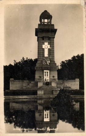 Bruckneudorf War memorial, Burgenland, Austria