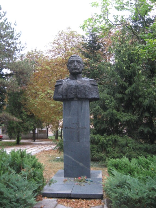The monument to General Stefan Toshev, General Toshevo, Bulgaria