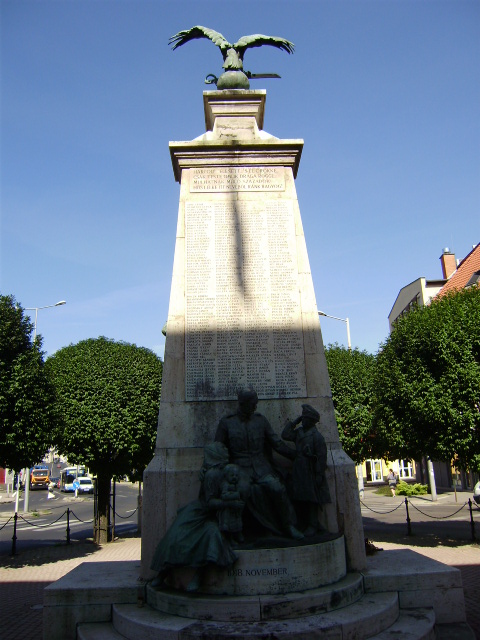 WWI memorial in the 15th district of Budapest, Hungary