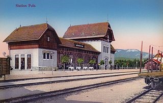 "Ostbahn" narrow gauge railway in eastern Bosnia and Herzegovina