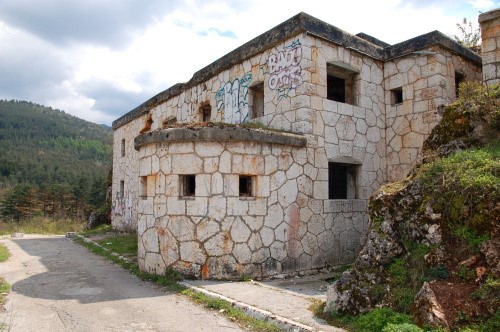 Werk Zlati&scaron;te military fortification in Sarajevo, Bosnia and Herzegovina
